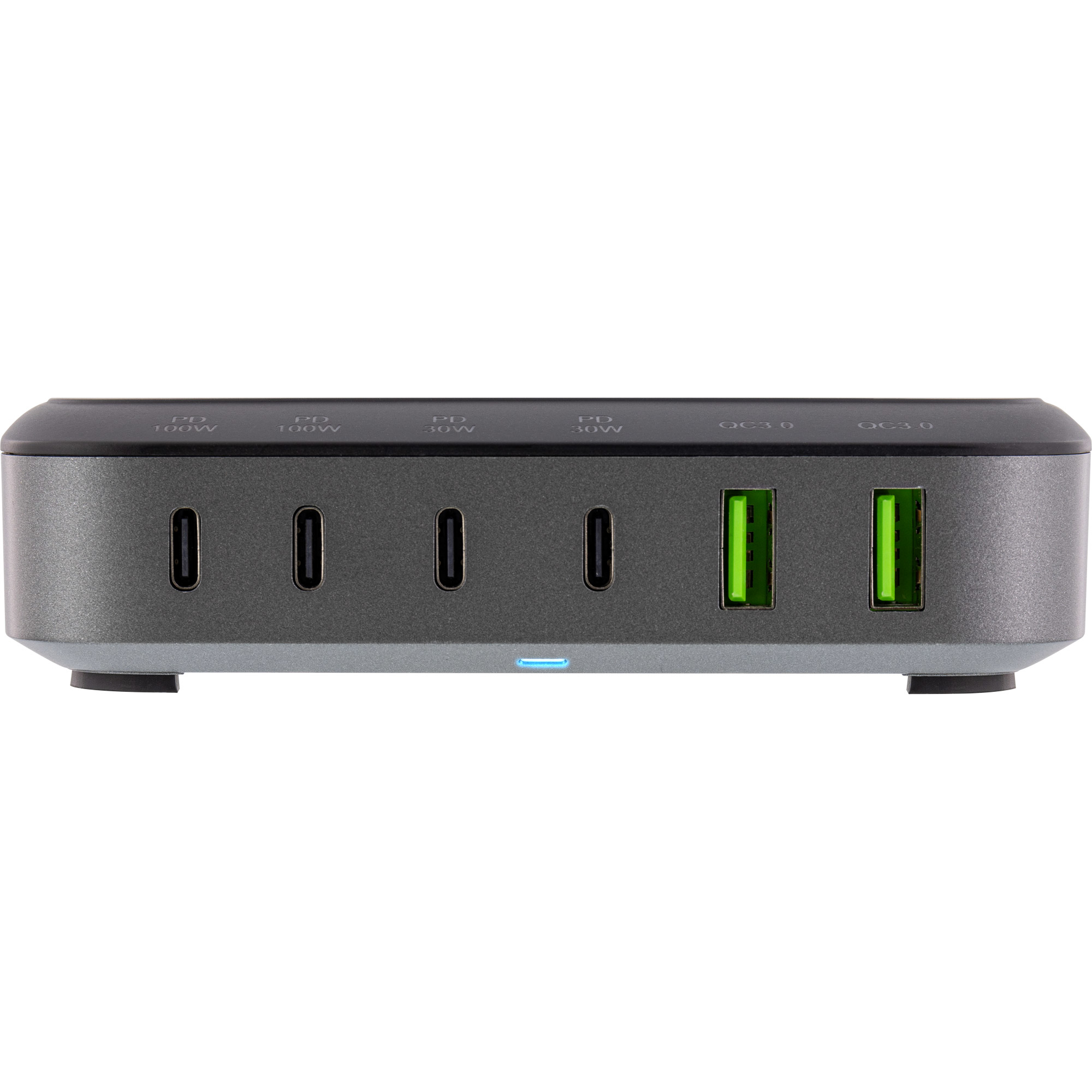 InLine Qi powerstation multiport, 4x USB type C, 2x type A, GaN – image 3