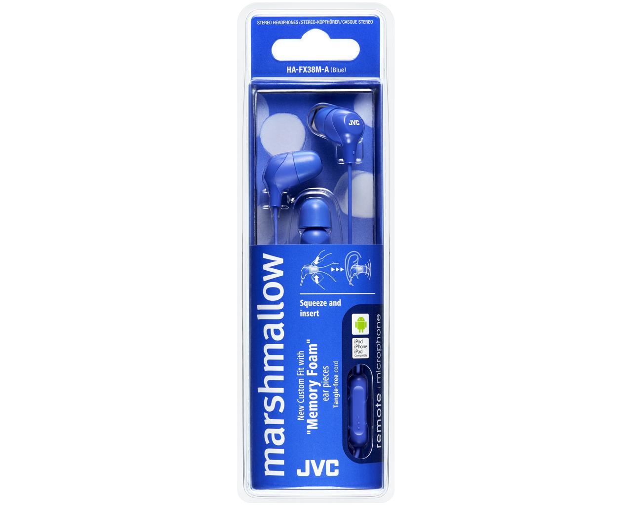 JVC HA-FX38M-A-E Inner ear headphones with remote & microphone – image 2