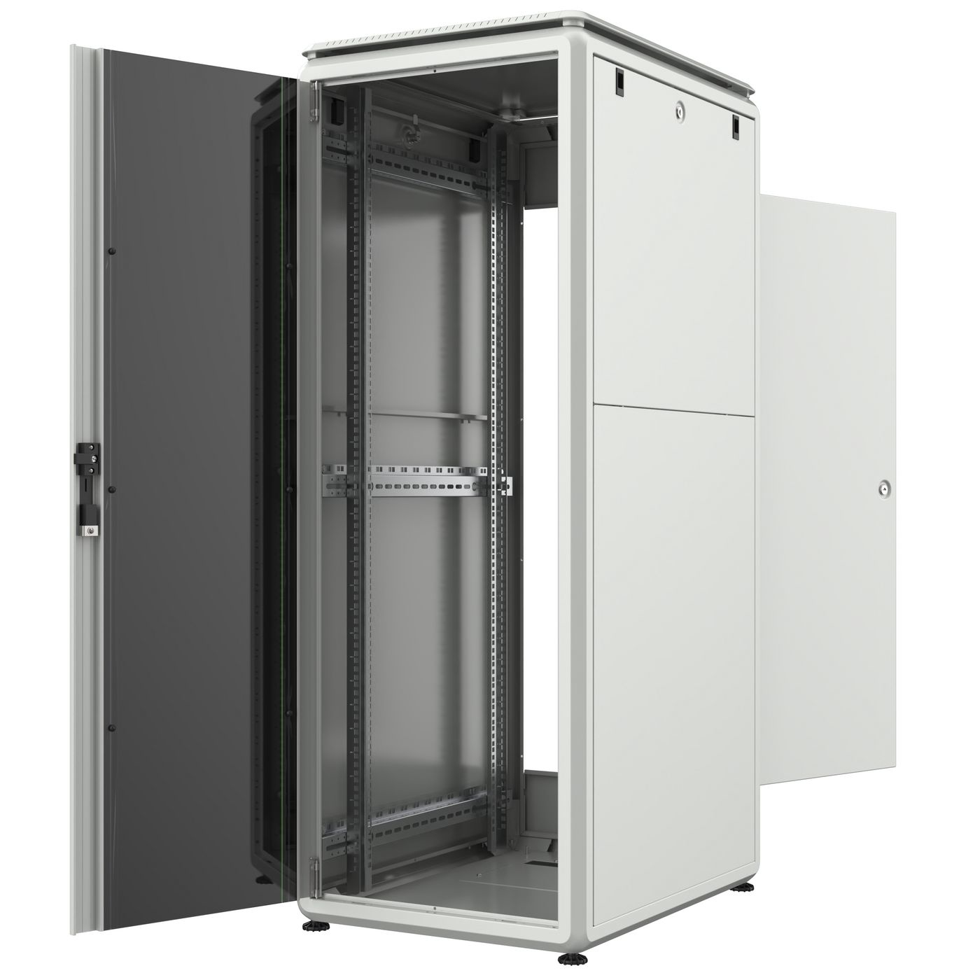 Lanview RDL32U68WH rack cabinet 32U Freestanding rack White – image 2