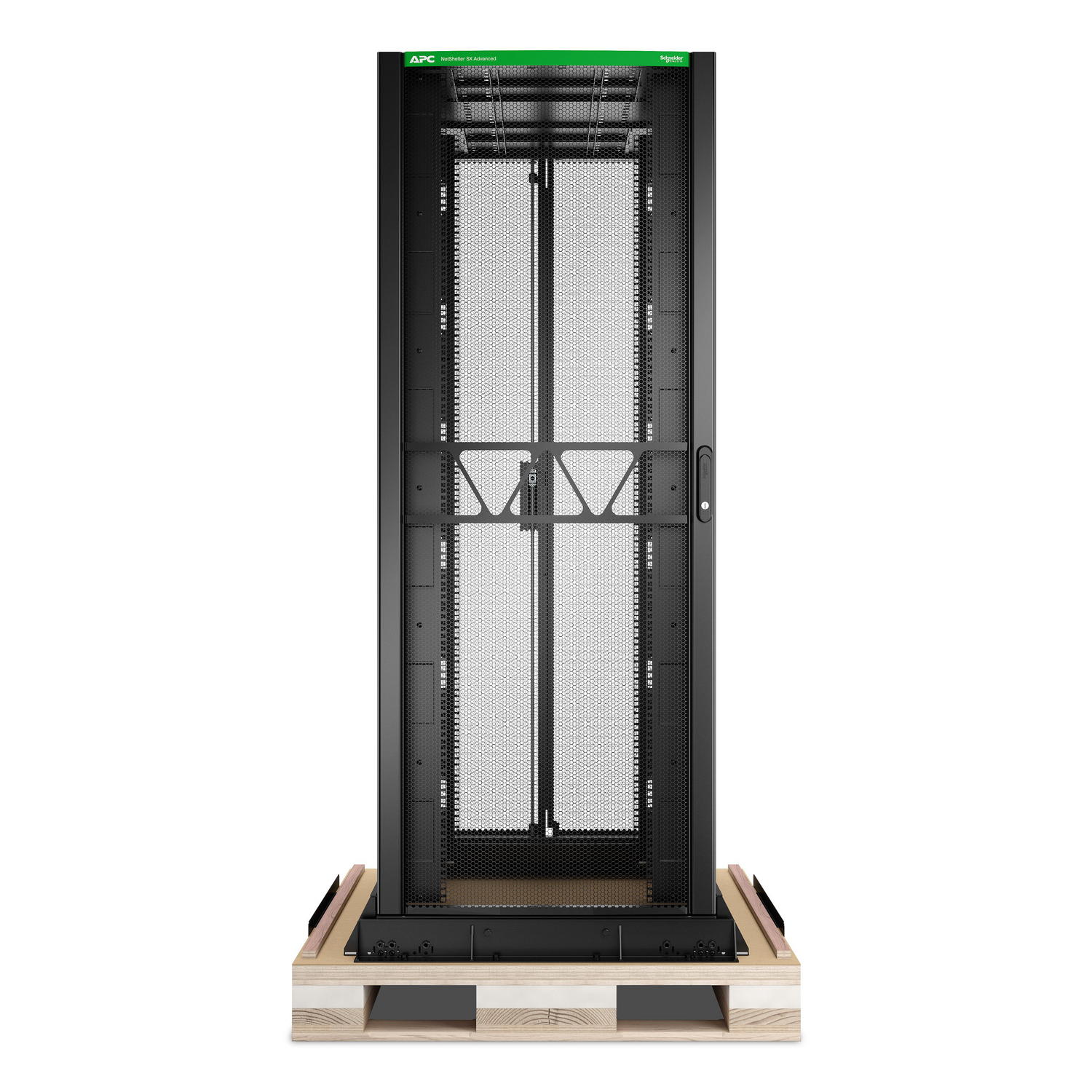 APC NetShelter SX Advanced Rack ,42U 750mm 1295mm, with shock package, Black – image 3