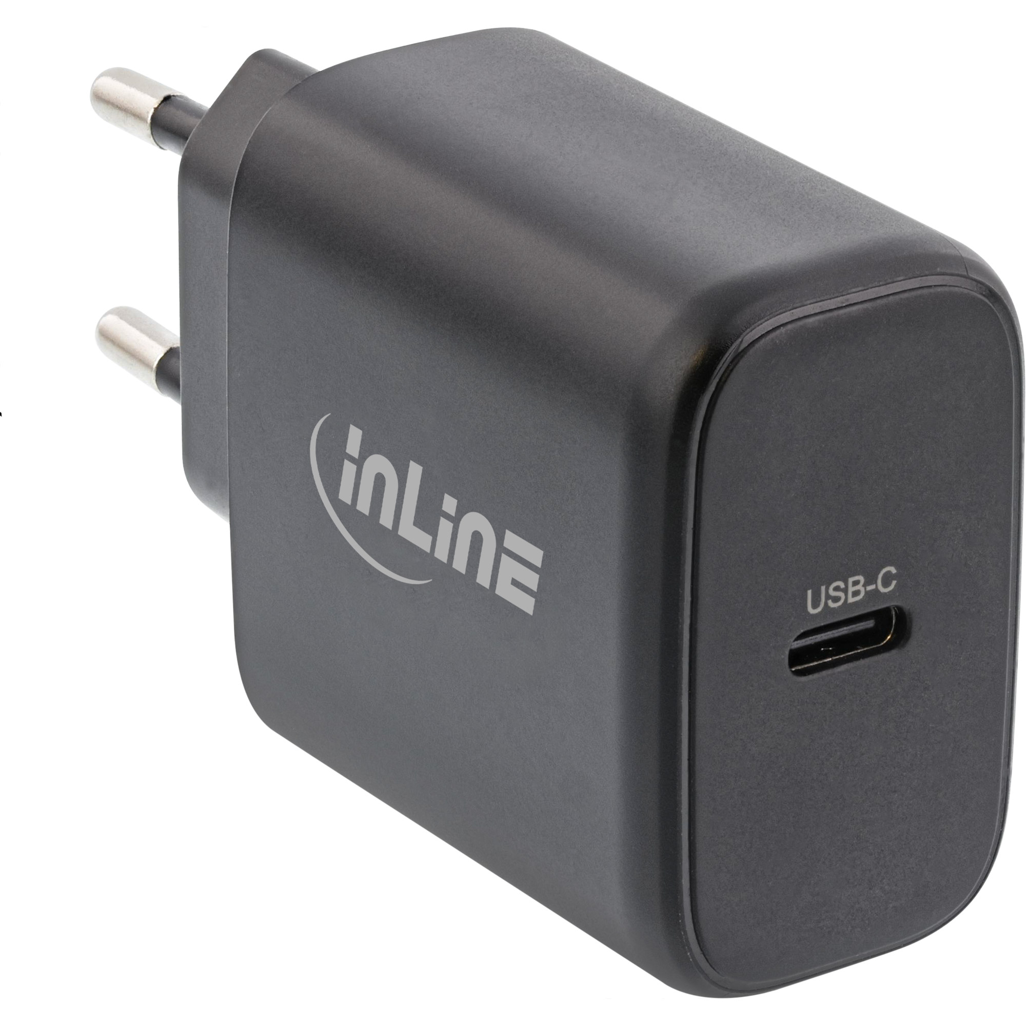 InLine USB PD power supply, GaN charger, Single USB-C, Power Delivery
