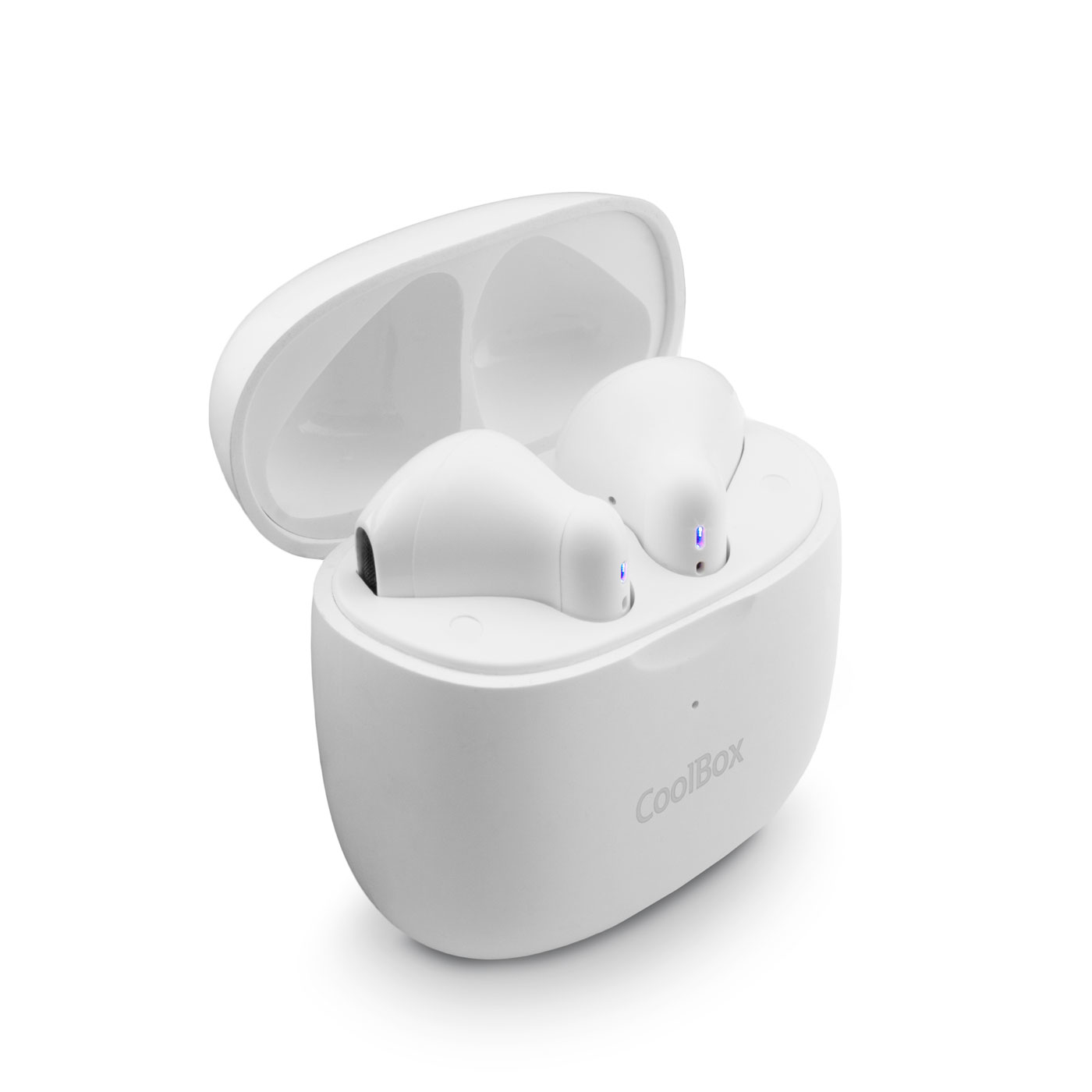 CoolBox AURICULARES BLUETOOTH CON MICROFONO TWS-01 BLANCO – image 2
