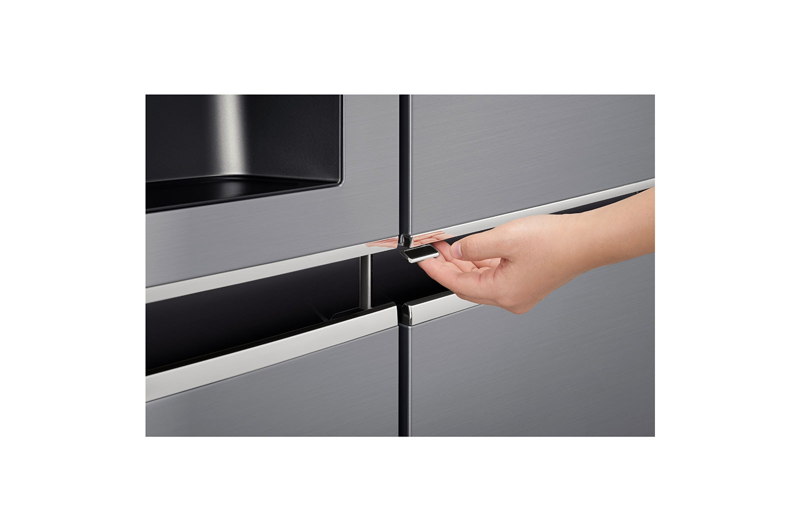 LG GSJ761PZEE side-by-side refrigerator Freestanding – image 5