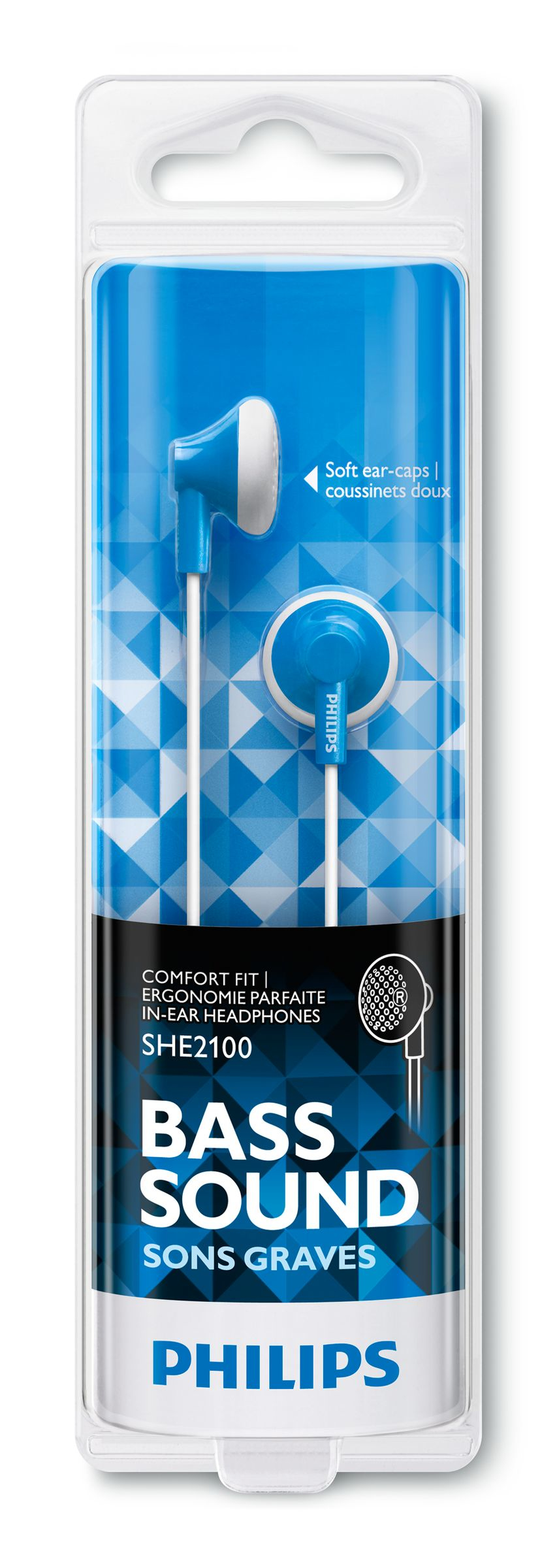 Philips In-Ear Headphones SHE2100BL/28 – image 3