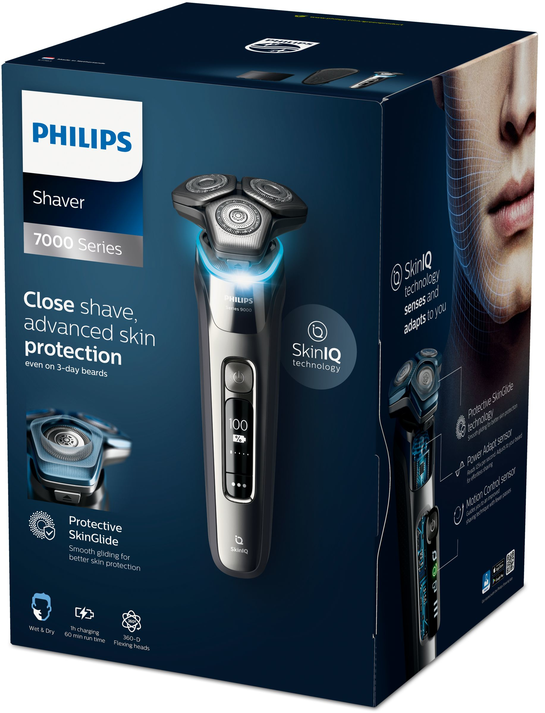 Philips SHAVER Series 7000 S7783/50 men's shaver Rotation shaver Trimmer Black – image 2
