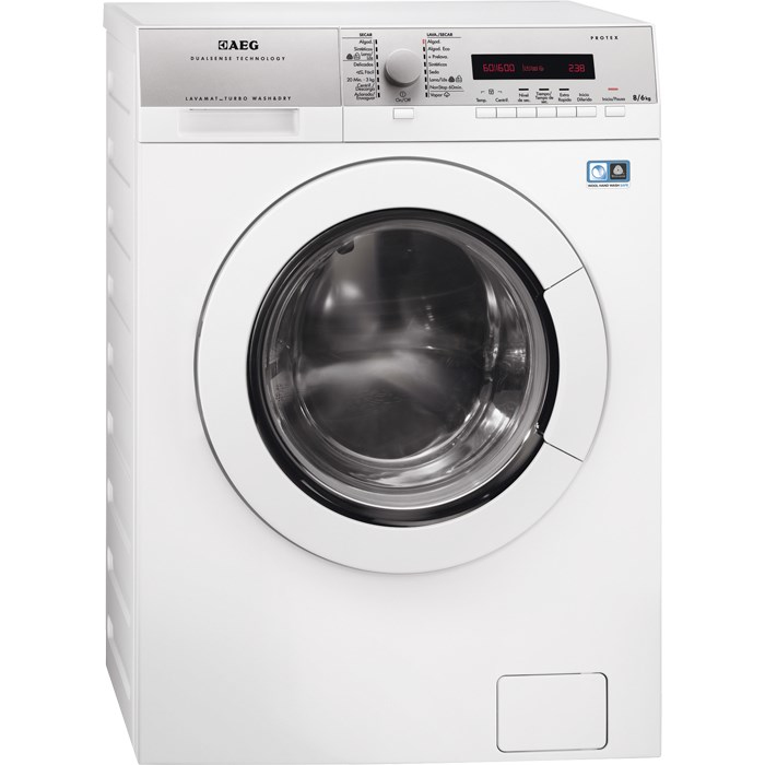 AEG L77685NWD washer dryer Freestanding Front-load White