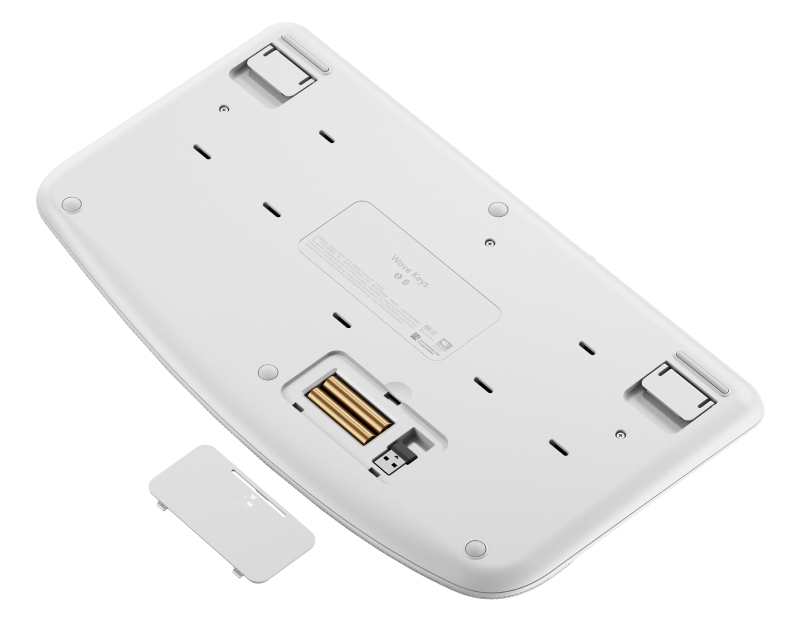 Teclado Logitech Wave Keys - Inalambrico - USB - Blanco - 920-012279