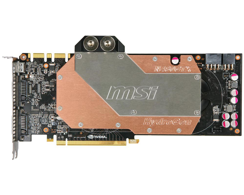 MSI N480GTX HYDROGEN – image 3