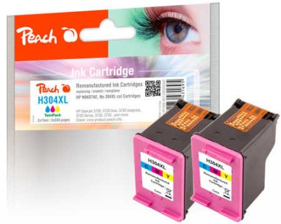 Peach 320042 ink cartridge 2 pc(s) Compatible High (XL) Yield Cyan, Magenta, Yellow