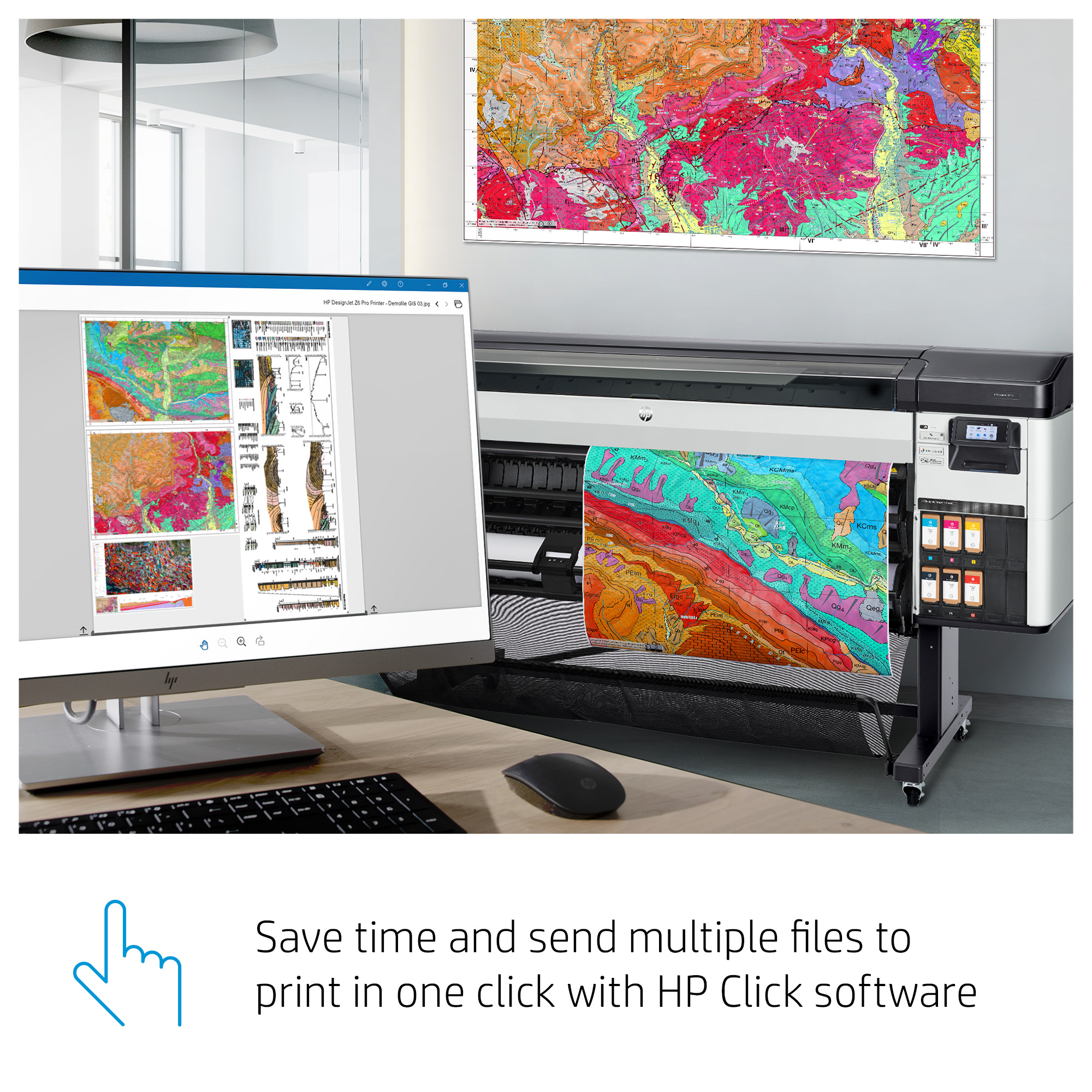 HP Designjet Z6 Pro 64-in Printer. Print technology: Thermal inkjet, Maximum resolution: 2400 x 1200 DPI, Page description