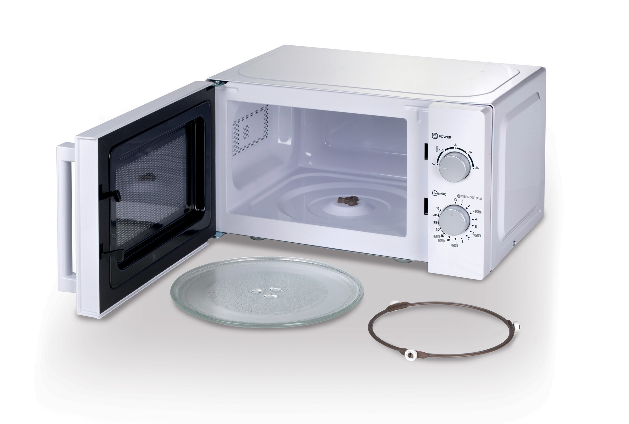 Ariete 951 Microwave Oven - 5 Power Levels - Defrost - 20 Liters - 700 Watt - White – image 3