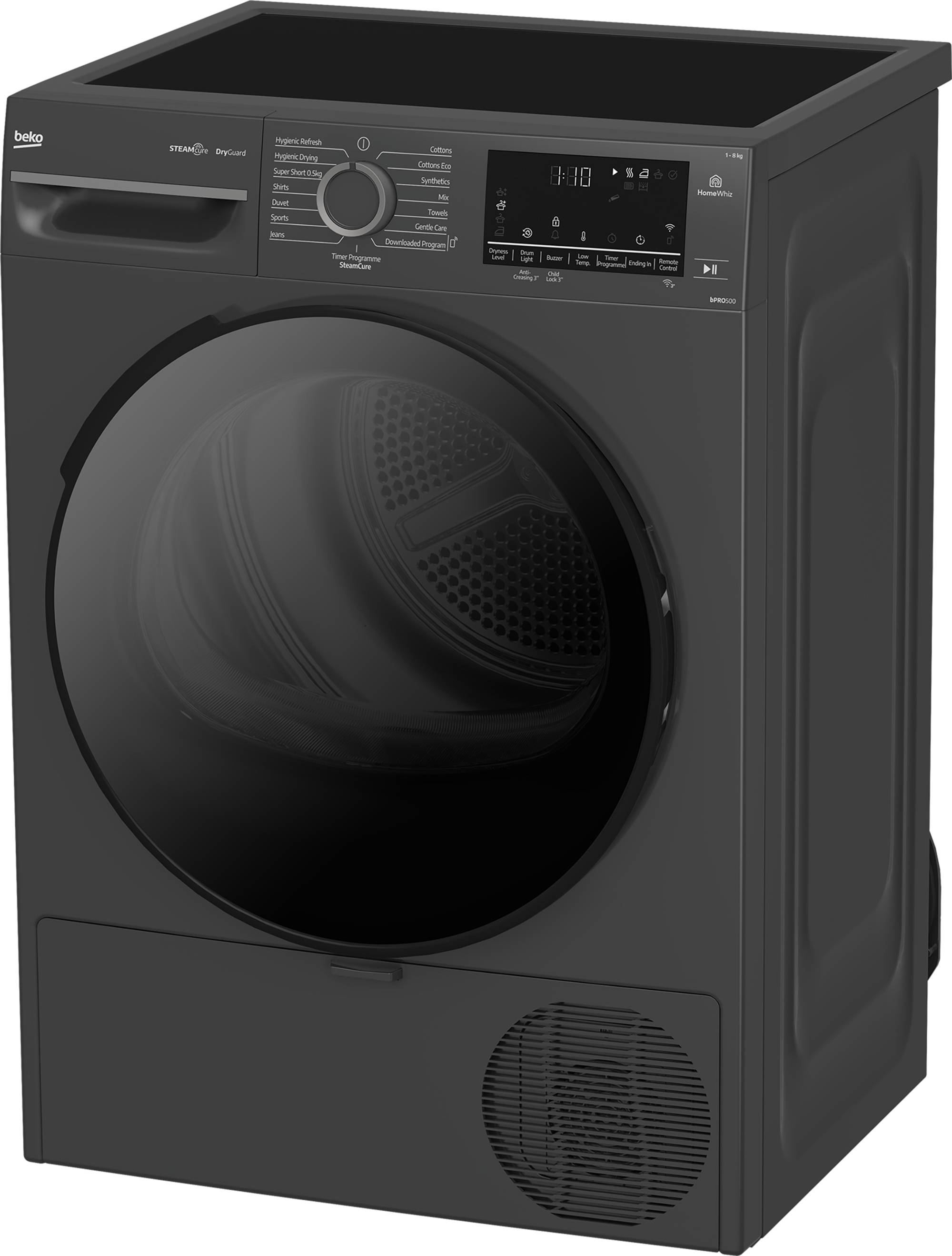 Beko BM3T3833NNA 8kg Heat Pump Tumble Dryer with SteamCure Technology – image 4