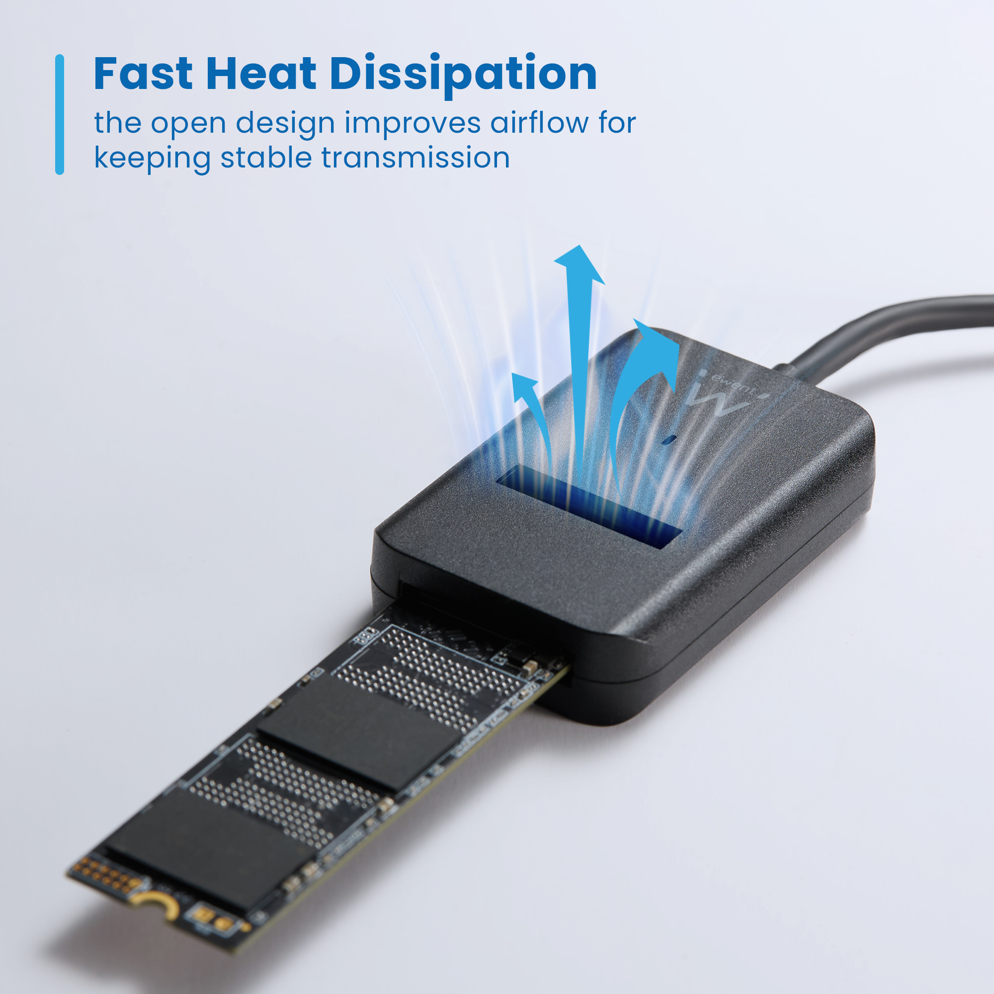 Ewent EW7066 storage drive docking station USB 3.2 Gen 1 (3.1 Gen 1) Type-C Black – image 6