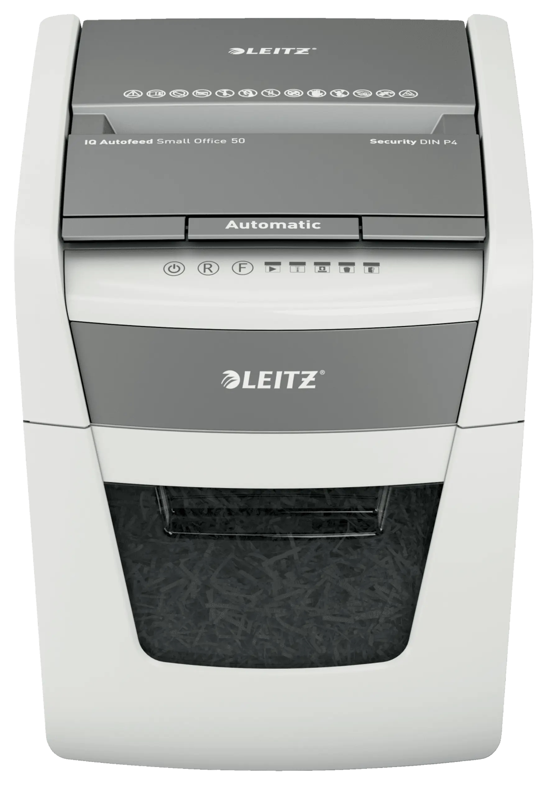 Leitz IQ Autofeed Small Office 50X Automatic Paper Shredder P4