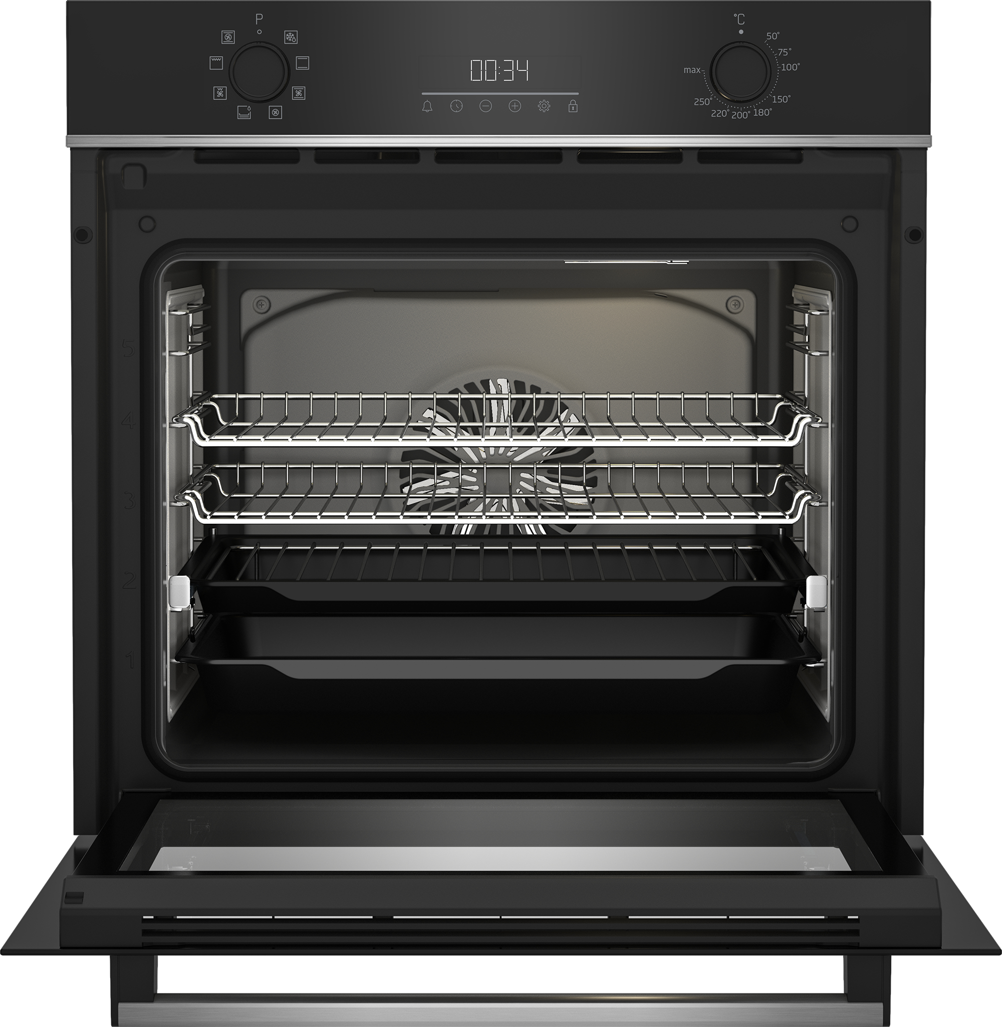 Beko BBQM24301BC 60cm Built-In Single Multi-Function Oven with AeroPerfect™ – image 4