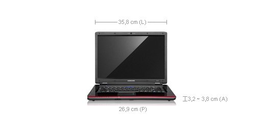 Samsung R R510-FS03IT Intel® Core™2 Duo T5900 Laptop – image 2