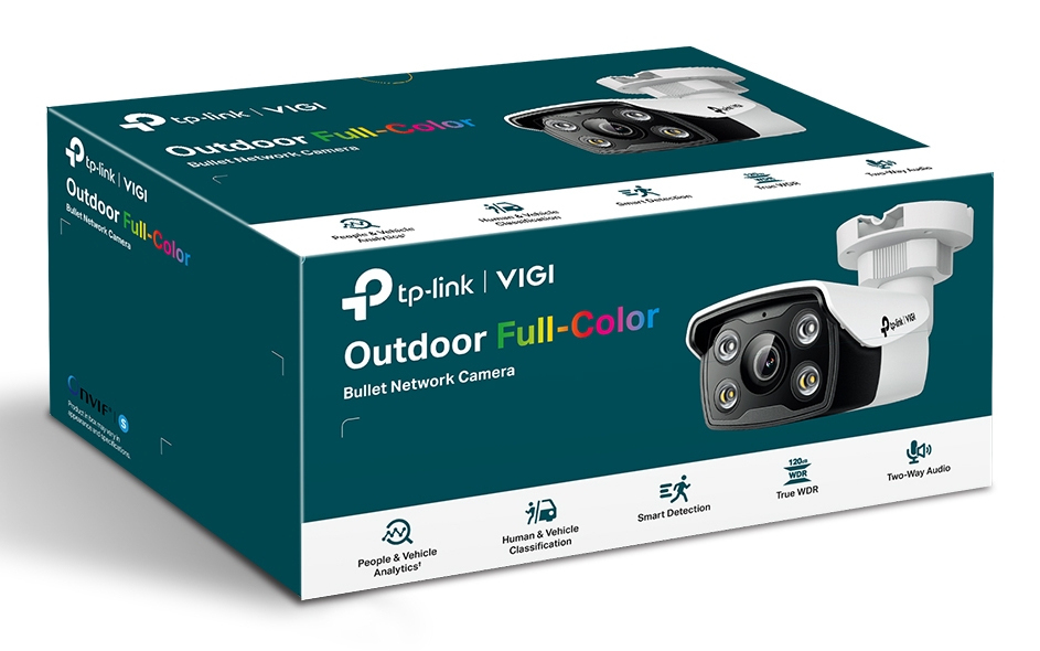 Cámara IP TP-Link VIGI C350 - 5MP - Bala - Lente Focal 2.8mm - IR 30M - Ethernet - VIGI C350(2.8MM) Cámara IP TP-Link VIGI C350 - 5MP - Bala - Lente Focal 2.8mm - IR 30M - Ethernet - VIGI C350(2.8MM)