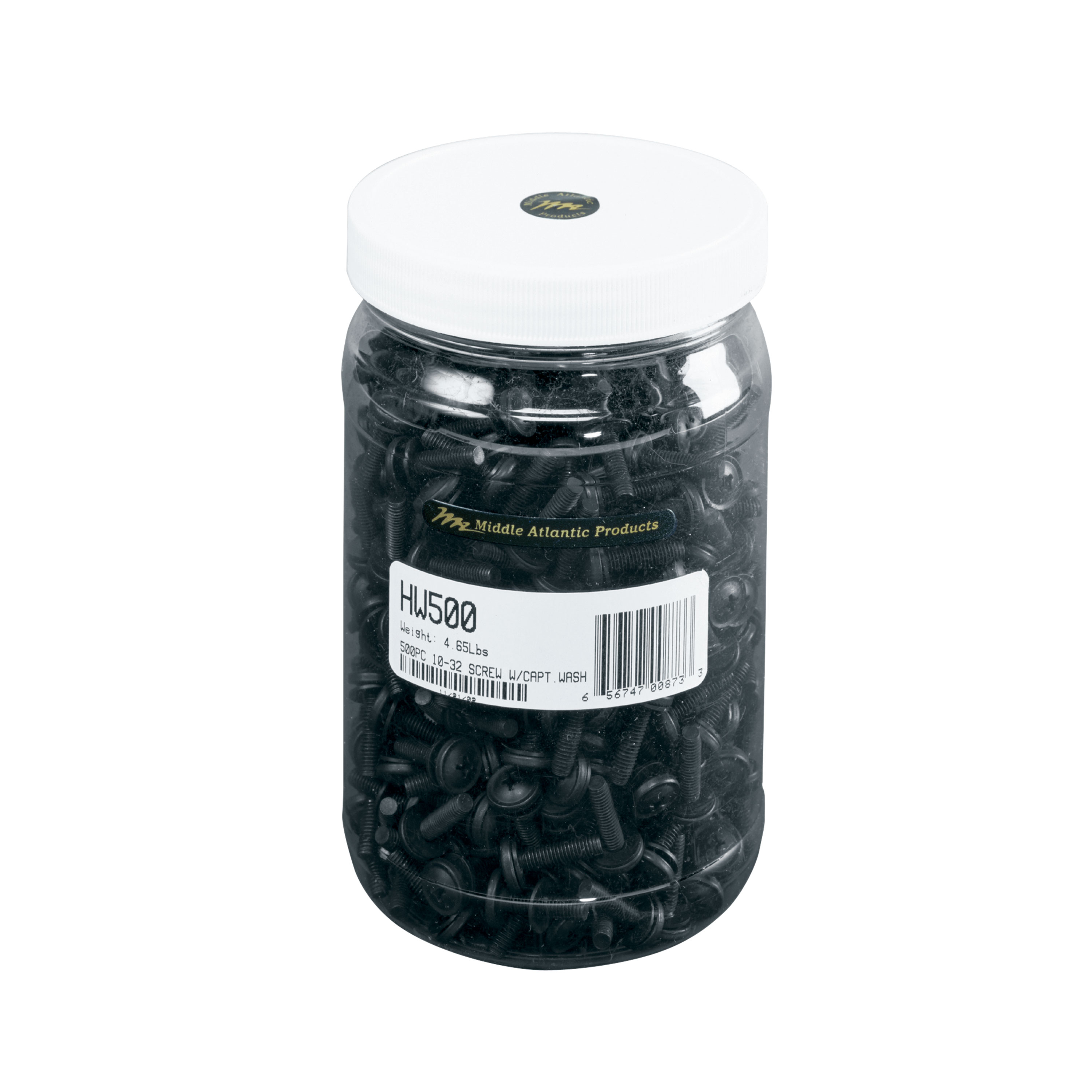 500PC 10-32 SCREW W/CAPT.