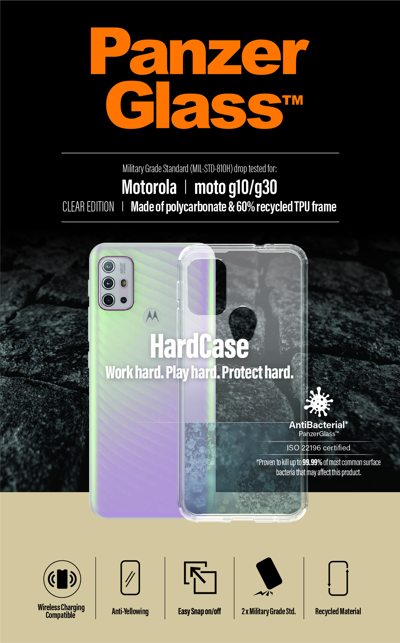 PanzerGlass ® HardCase Motorola moto g10 | g30 – image 9