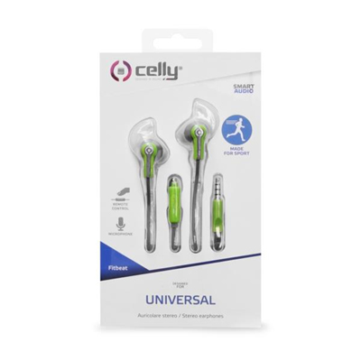Celly FITBEATGN headphones/headset Wired In-ear Calls/Music Green – image 3