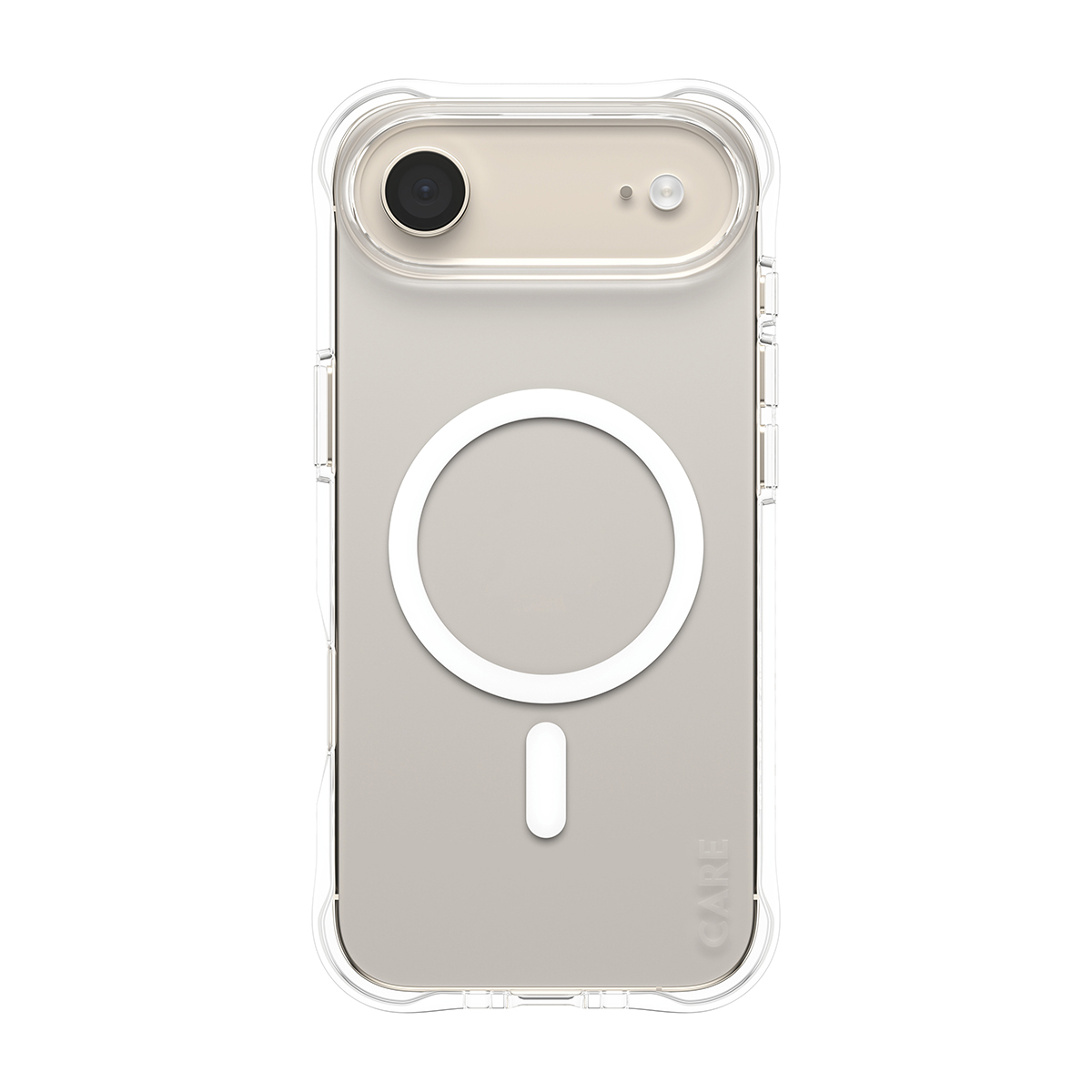 PanzerGlass CARE by PanzerGlass® Fashionable Cover Samba Trasparente con MagSafe Bianco iPhone 17 Air