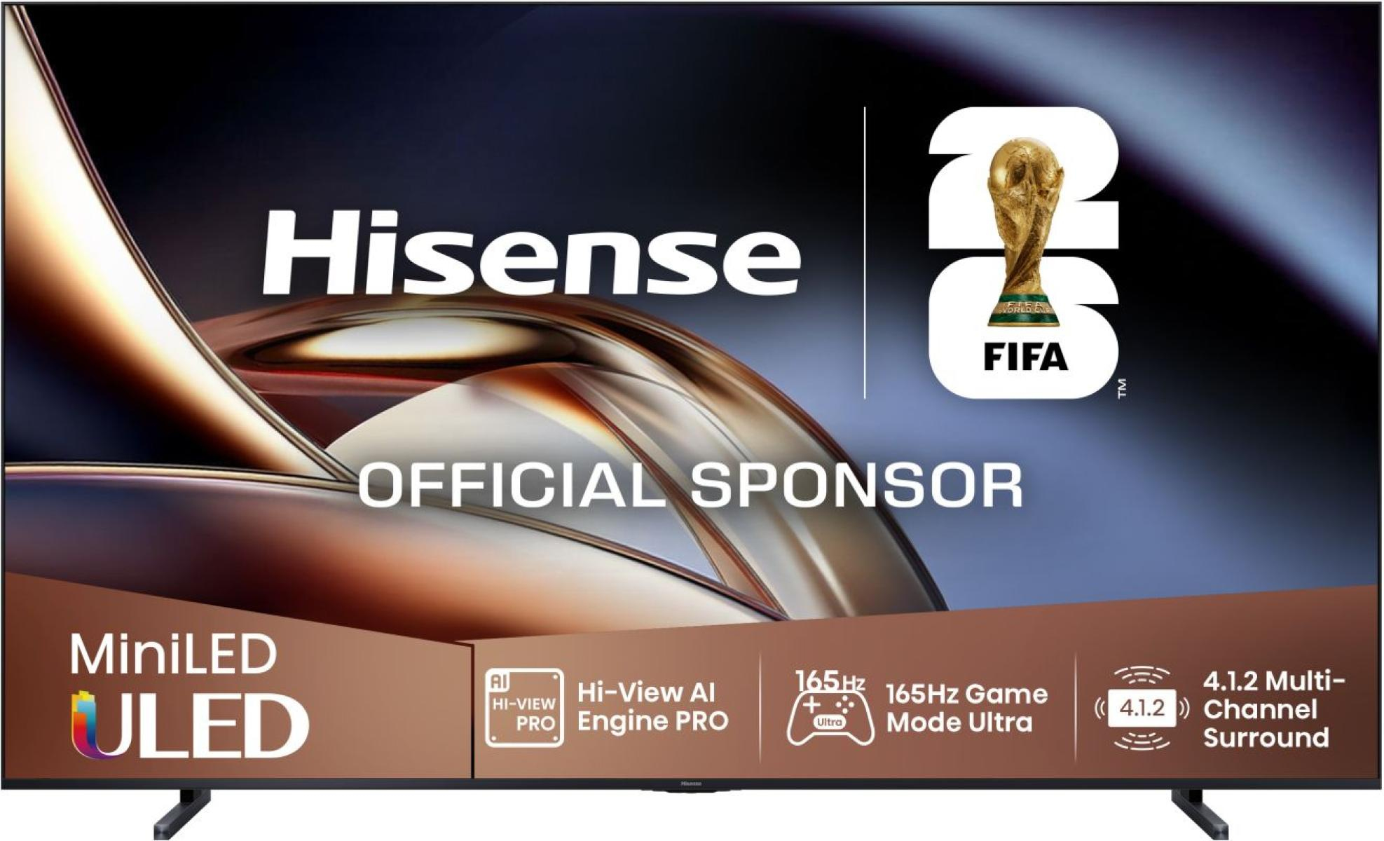 TV Hisense ULED 100U8Q 100 4K UltraHD 165Hz Smart TV VIDAA HDR10 Dolby Vision IMAX — photo 1