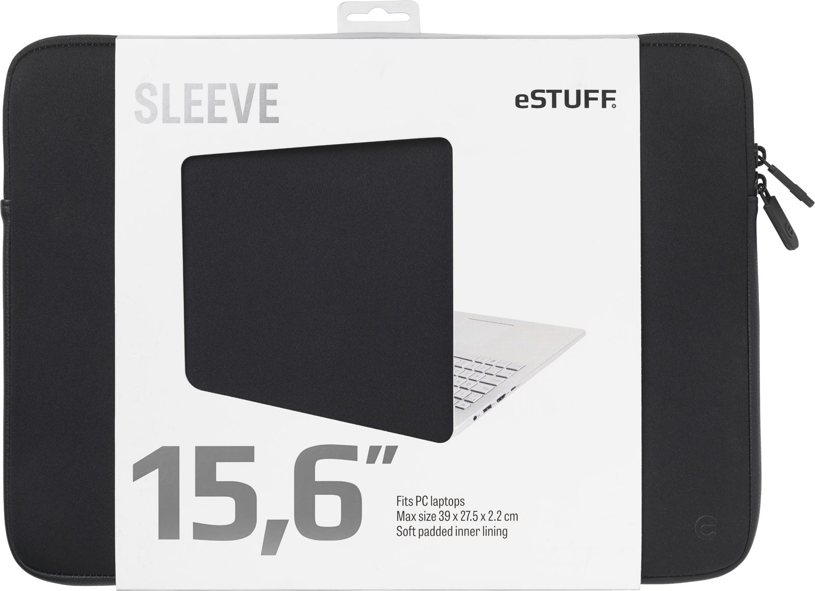 eSTUFF Neoprene sleeve for 15-15,6” PC laptops