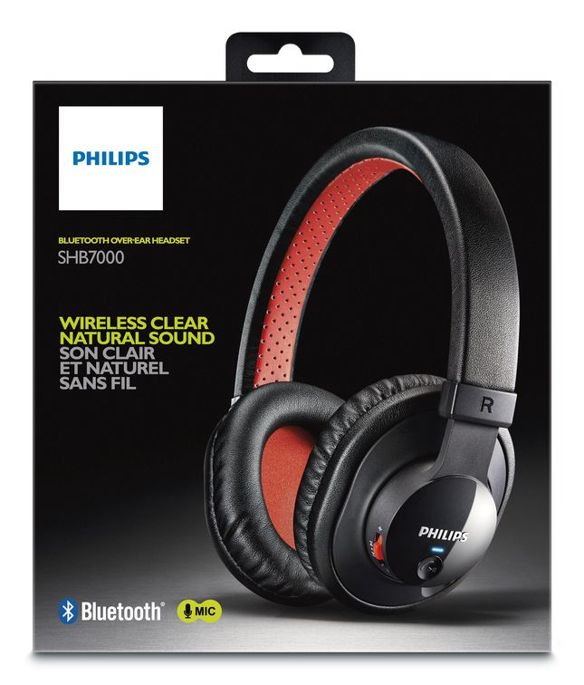 Philips SHB7000/28 headphones/headset Wired & Wireless Head-band Bluetooth Black – image 2