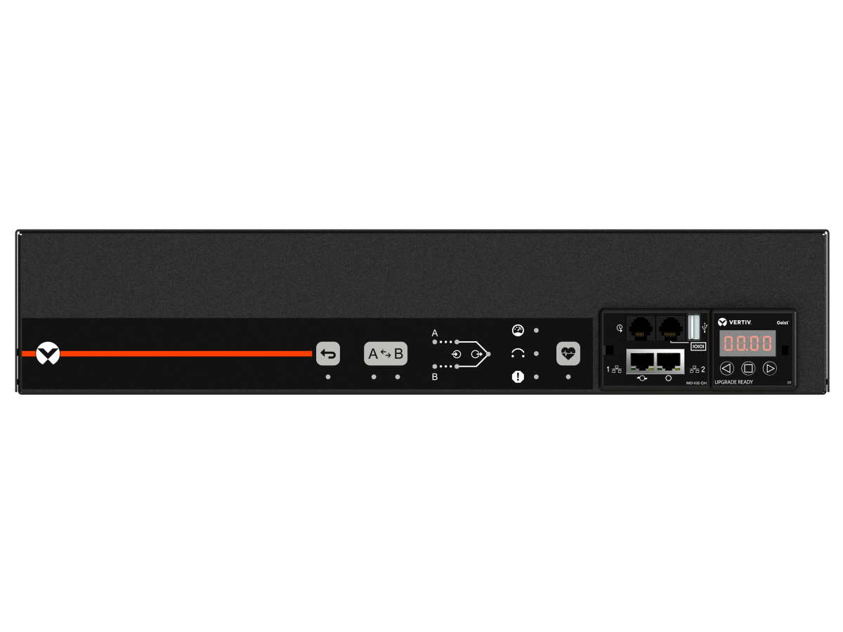 Vertiv Geist AN03E2R0-20S203-2ST5ST5A011-D power distribution unit (PDU) 20 AC outlet(s) 0U Black