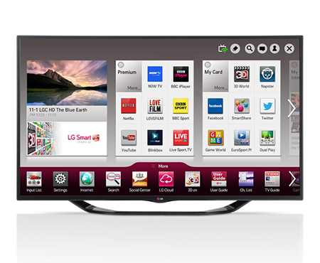 LG 60LA740V TV 152.4 cm (60") Full HD Smart TV Wi-Fi Black, Silver