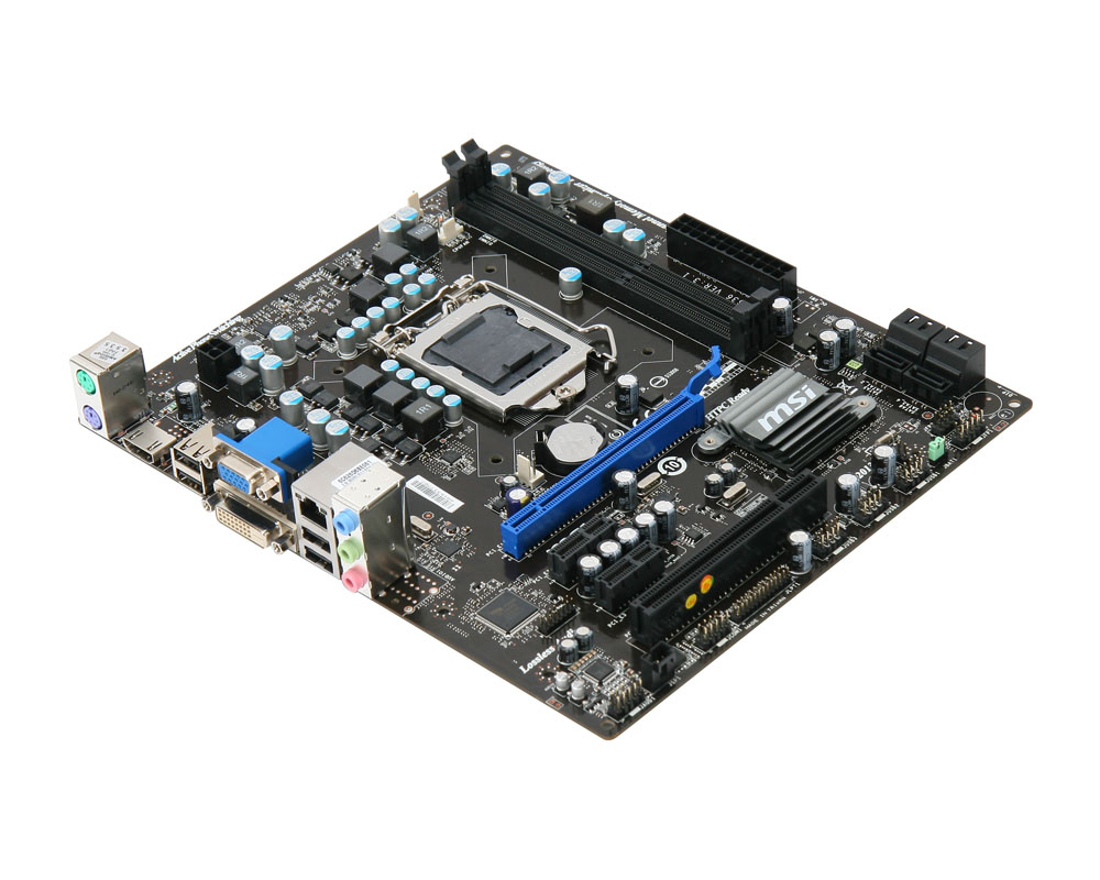 MSI H55M-E23 LGA 1156 (Socket H) micro ATX
