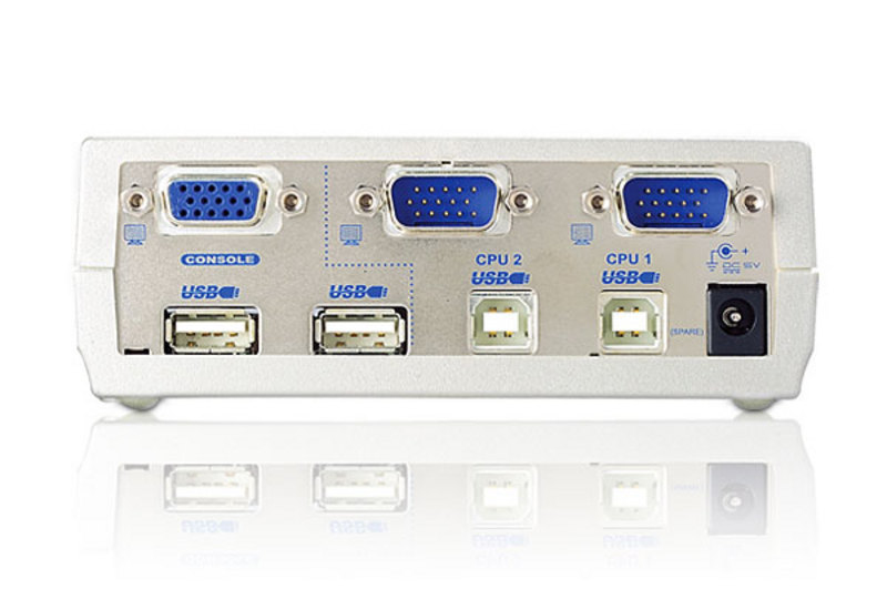 ATEN CS102U-AT KVM switch Silver – image 2