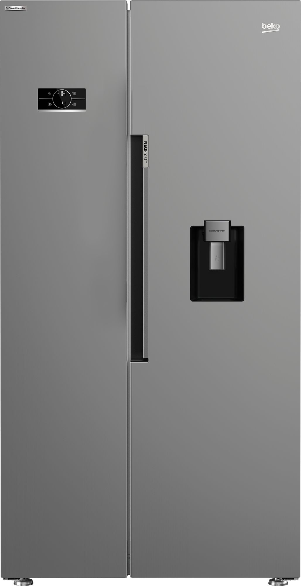 Beko ASD2542VX Freestanding American Style Fridge Freezer with HarvestFreshTM