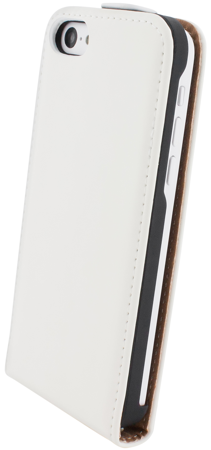 Mobiparts Premium Flip Case Apple iPhone 5C White – image 3
