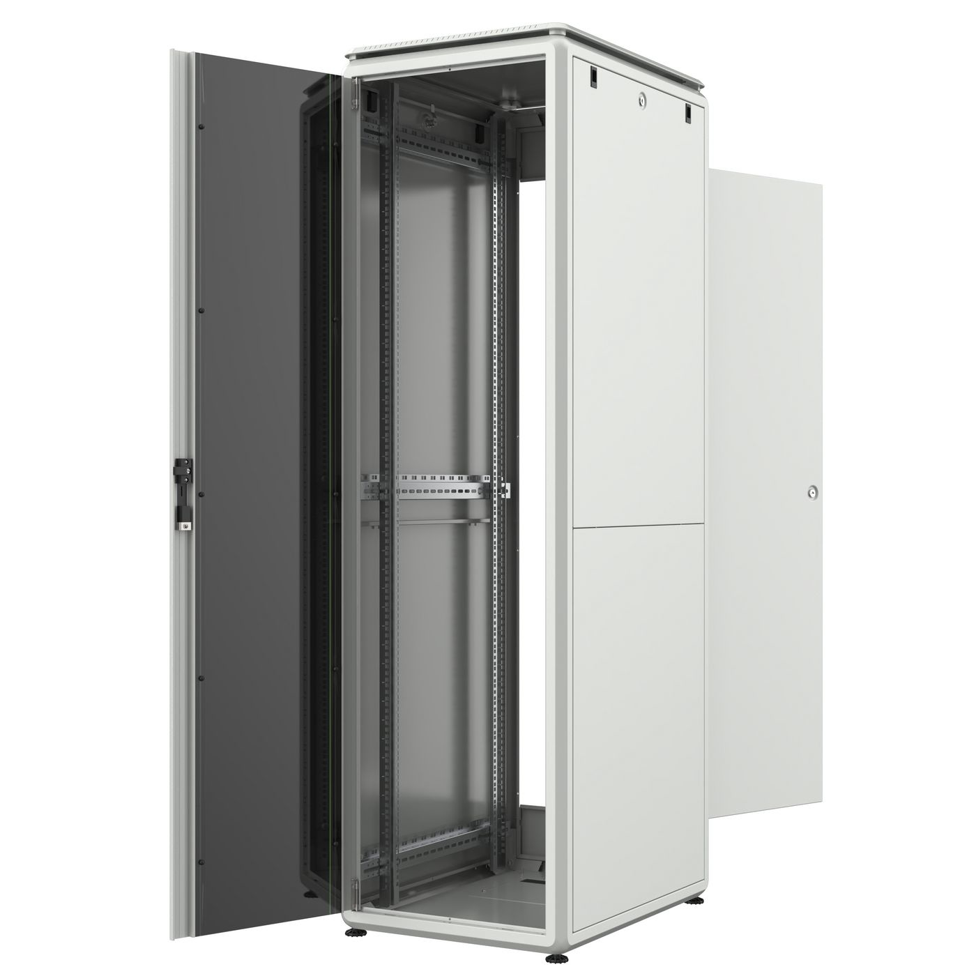 Lanview RDL42U68WH rack cabinet 42U Freestanding rack White – image 2