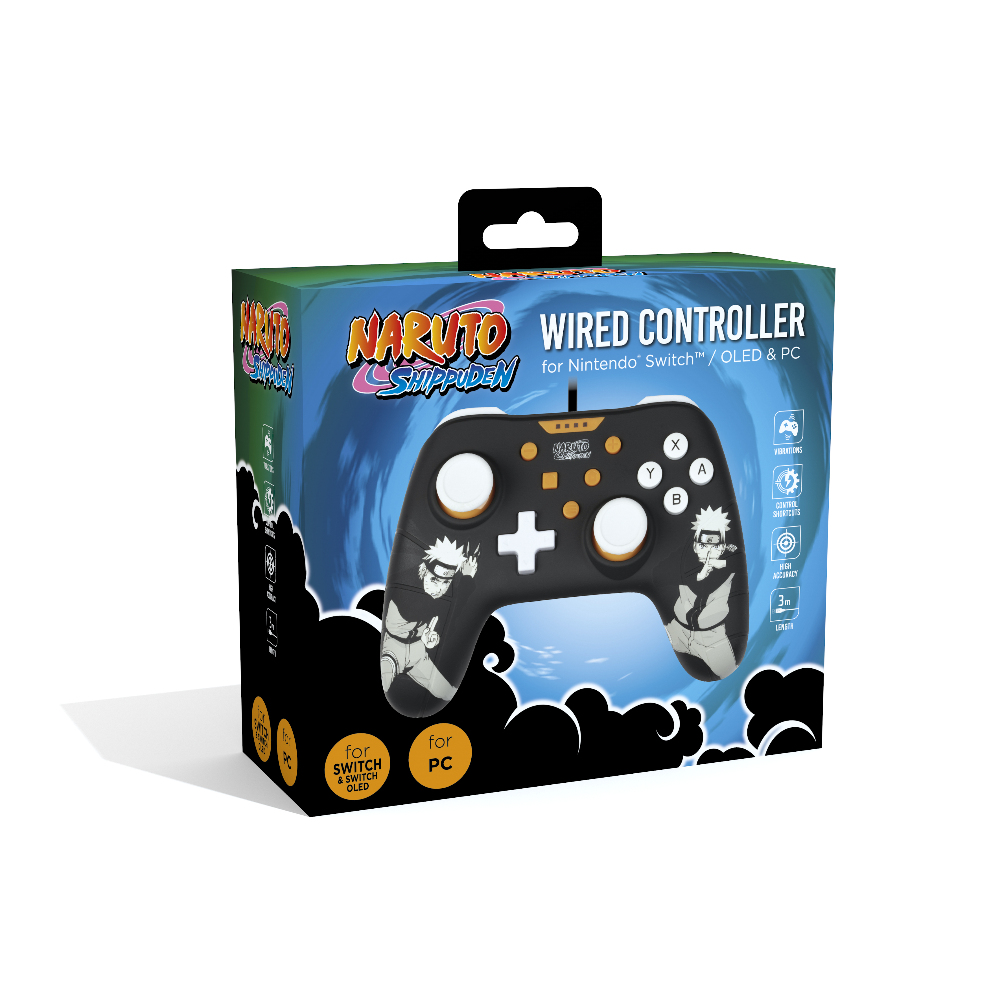 Konix Naruto 80381116686 Gaming Controller Black USB Gamepad Nintendo Switch, PC – image 4