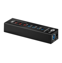 Microconnect MC-USB3.0UHUB43 interface hub 5000 Mbit/s Black