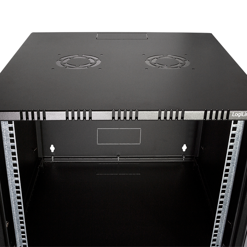 LogiLink W09B54B rack cabinet 9U Wall mounted rack Black – image 5