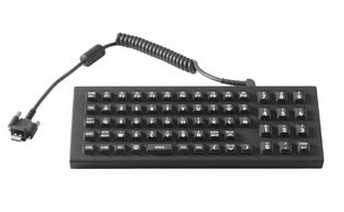 Zebra Motorola KYBD-AZ-VC70-03R mobile device keyboard AZERTY USB Black