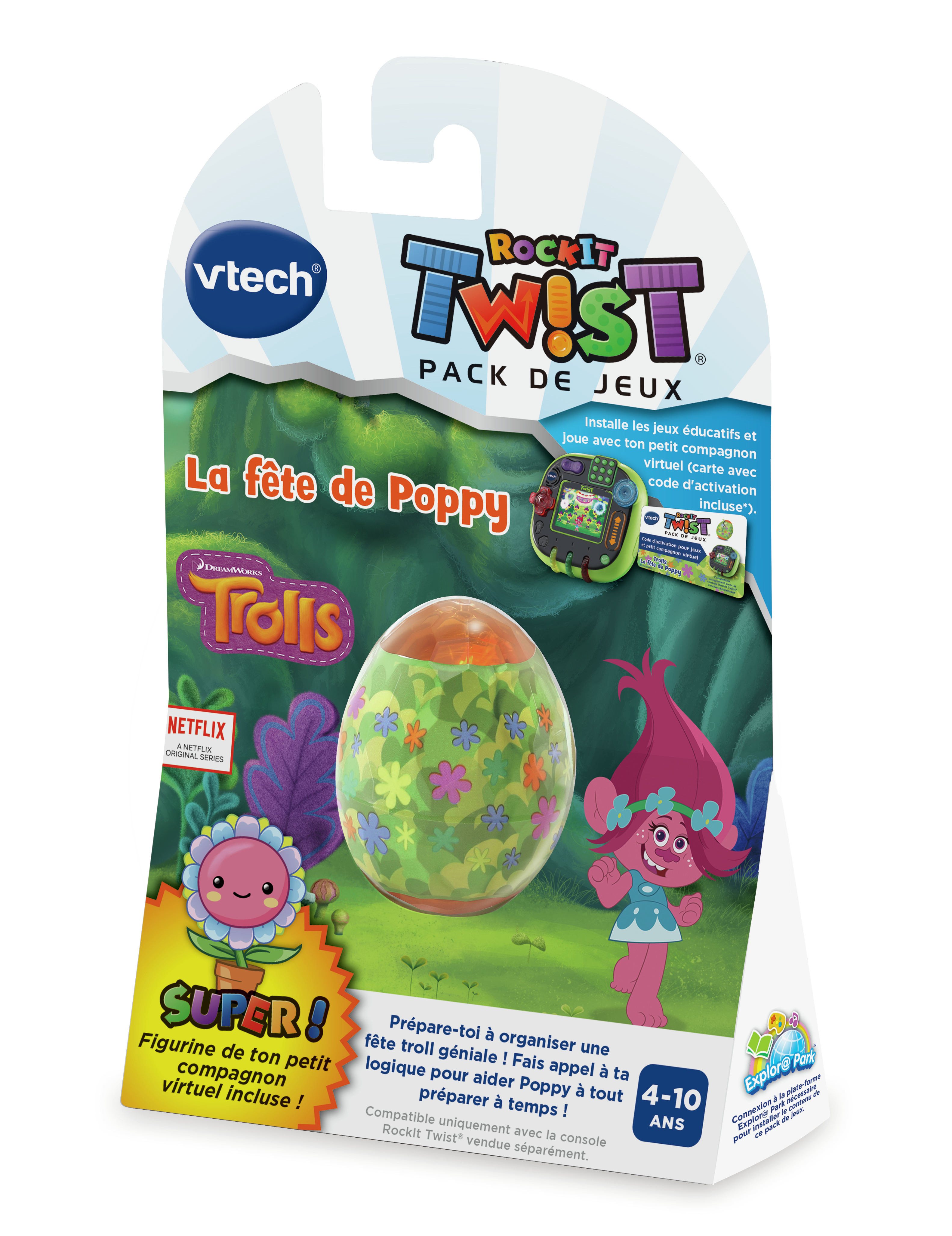 VTech Rockit Twist Trolls - لعبة حفلة بوبي