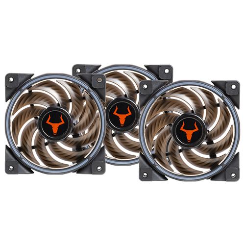 itek KIT ARGB T-Ring Computer case Fan 12 cm Black image 4