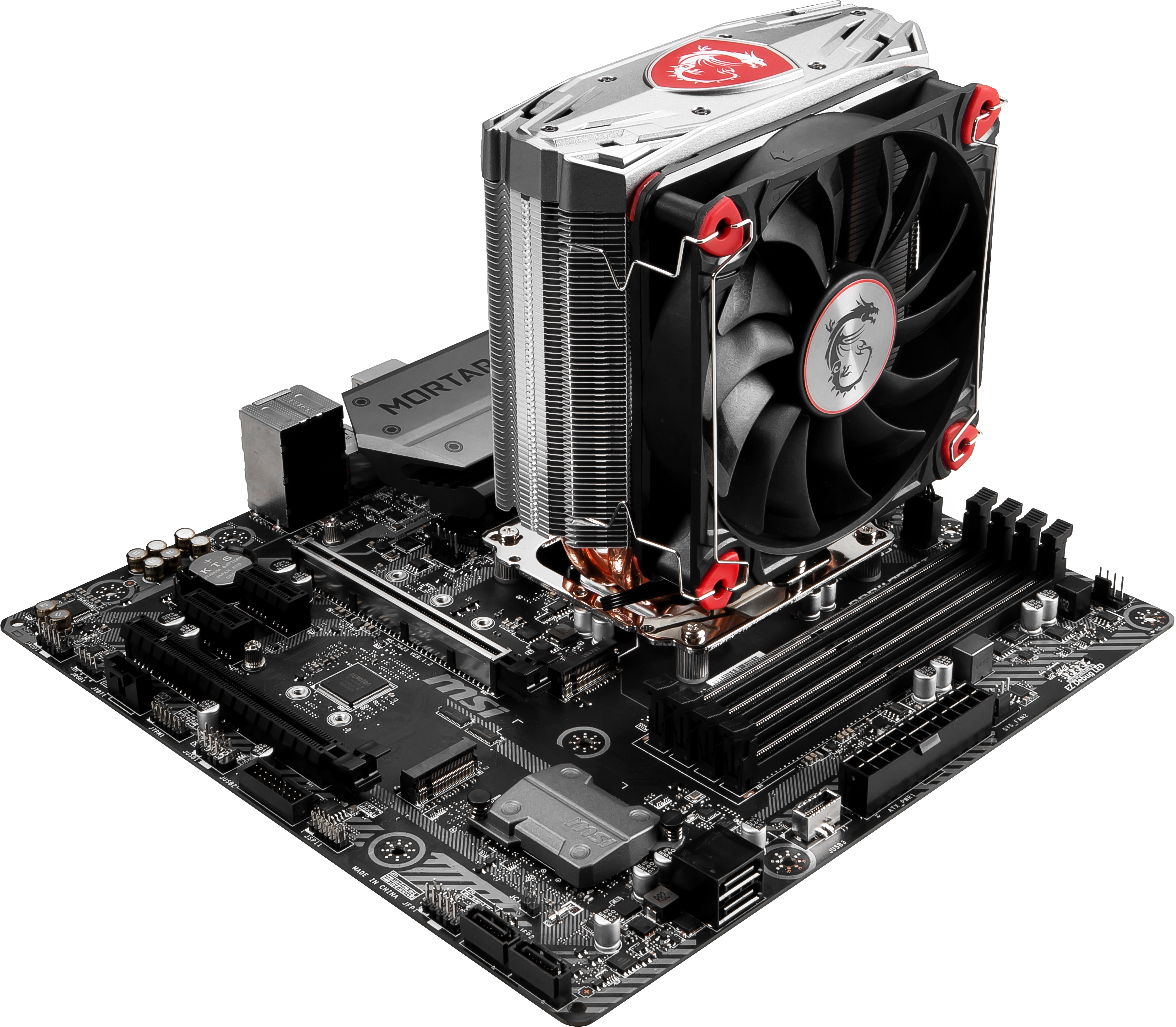 MSI Core Frozr S CPU Air Cooler ‘4 Heatpipes, 1x 120mm PWM Fan, Silver Gaming Shield design top cover, Compatible with Intel and AMD Platforms’ image 7