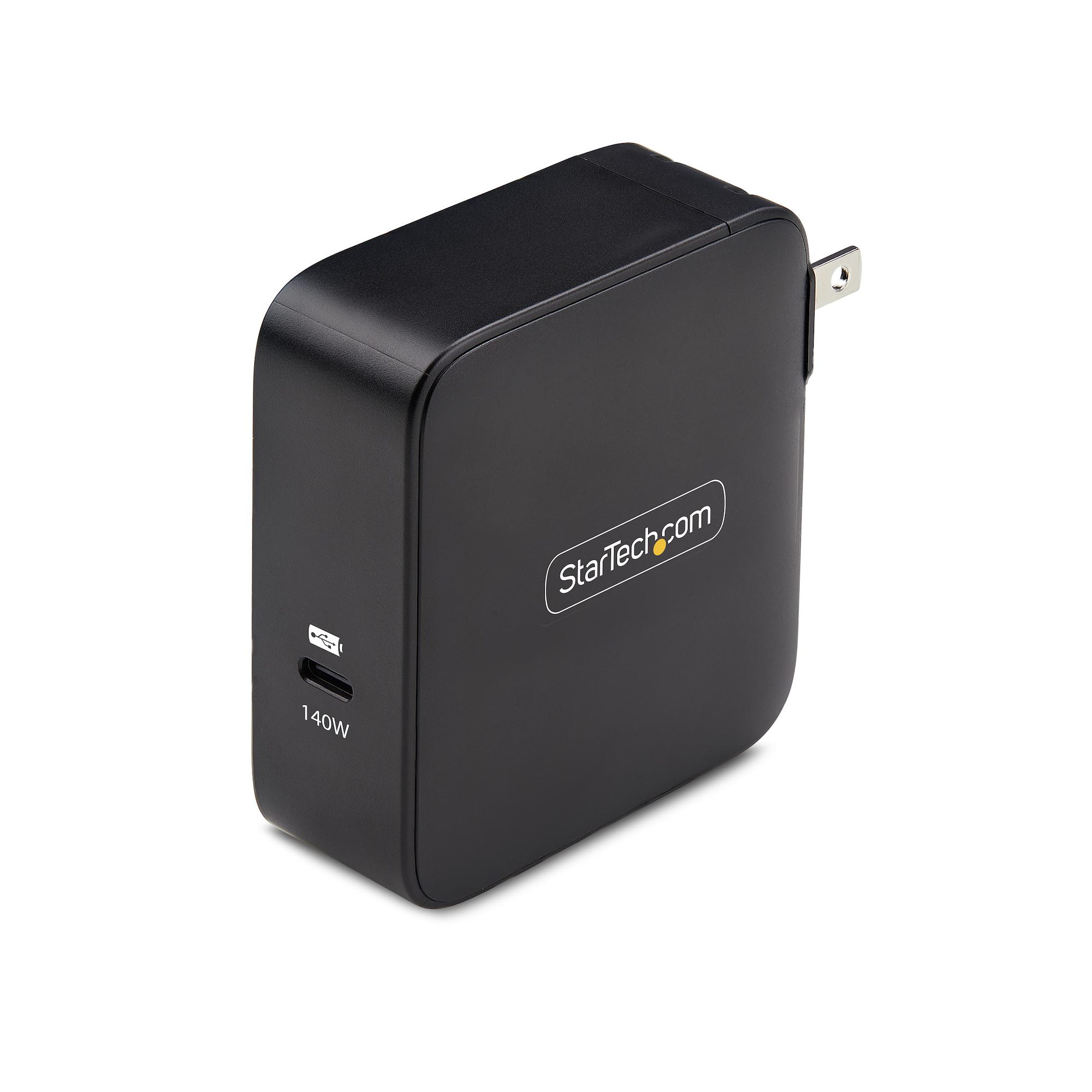 Resim StarTech.com 1014GCN-WALL-CHARGER 140W USB-C PD 3.1 GaN Duvar Tipi Şarj Cihazı Siyah