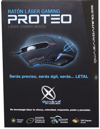 CoolBox Proteo mouse Gaming USB Type-A Laser 3500 DPI – image 4