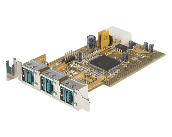 StarTech.com 3 Port PCI 12V Adapter Card