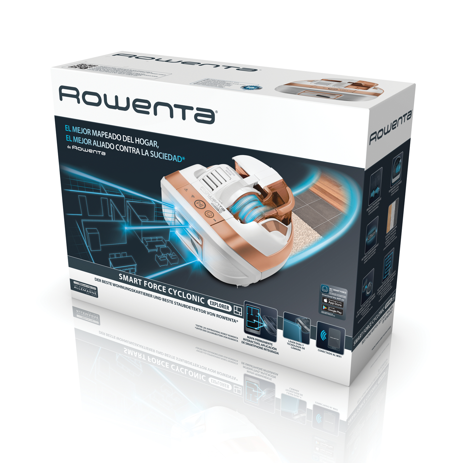 Rowenta Smart Force Cyclonic RR814 White, Bronze, Orange – image 2