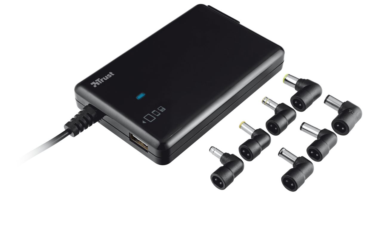 Trust 18740 mobile device charger Mobile phone, Laptop, Tablet Black USB Indoor