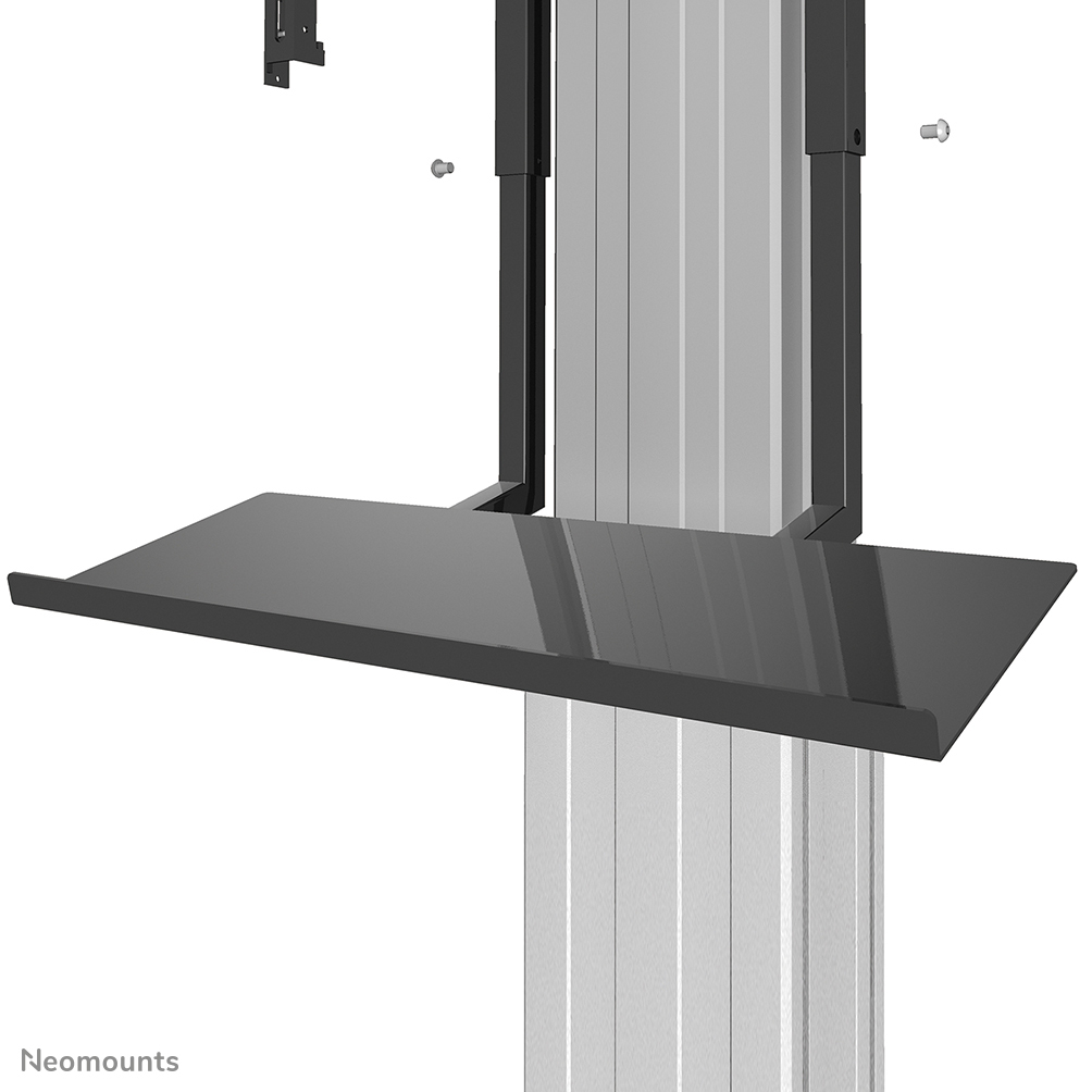 Neomounts PLASMA-M2250KEYB - Mounting component (shelf) - for notebook - black - for NewStar Motorized, PLASMA-M2250, PLASMA-W2250
