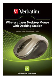 Verbatim Wireless Laser Desktop Mouse with Docking Station – image 6