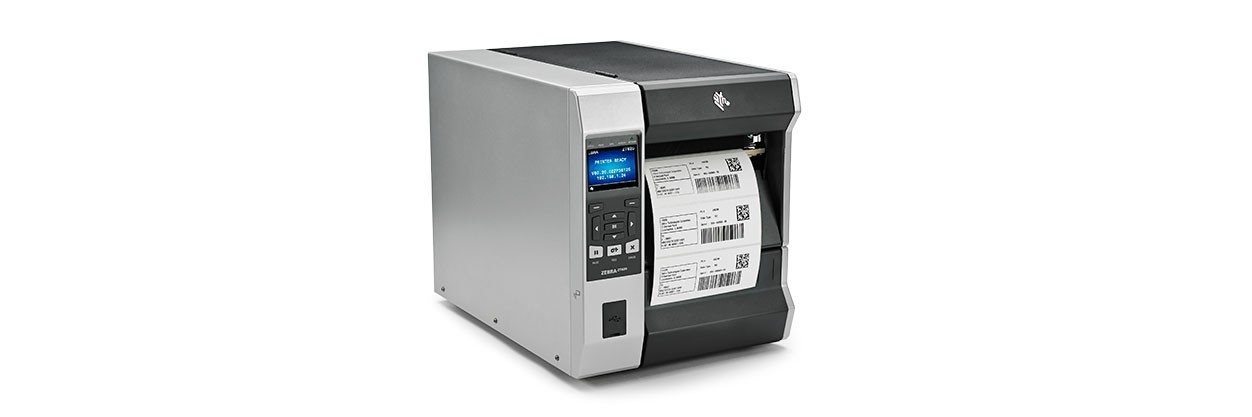 Zebra ZT620 Industrial Series Etikettendrucker 6" 300 dpi Thermodirekt / Thermotransfer Schwarz, Grau